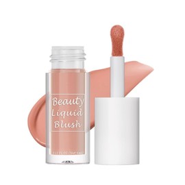 MAEPEOR Matte Liquid Blush 9 Colors Soft Cream Face Blush Natural Matte Finish Looking and Long-Lasting Weightless Blush Makeup for Cheek (Color 07)