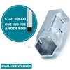 Ramkle Dual Hex Wrench Removal Tool for Anode Rod and