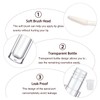 CAIYA 5 Pcs Empty Lip Gloss Tubes, 5ml Clear Lip