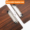 Clipboards,12 Pack Wooden Clipboard Hardboard,Standard A4 Letter Size Wood Clip