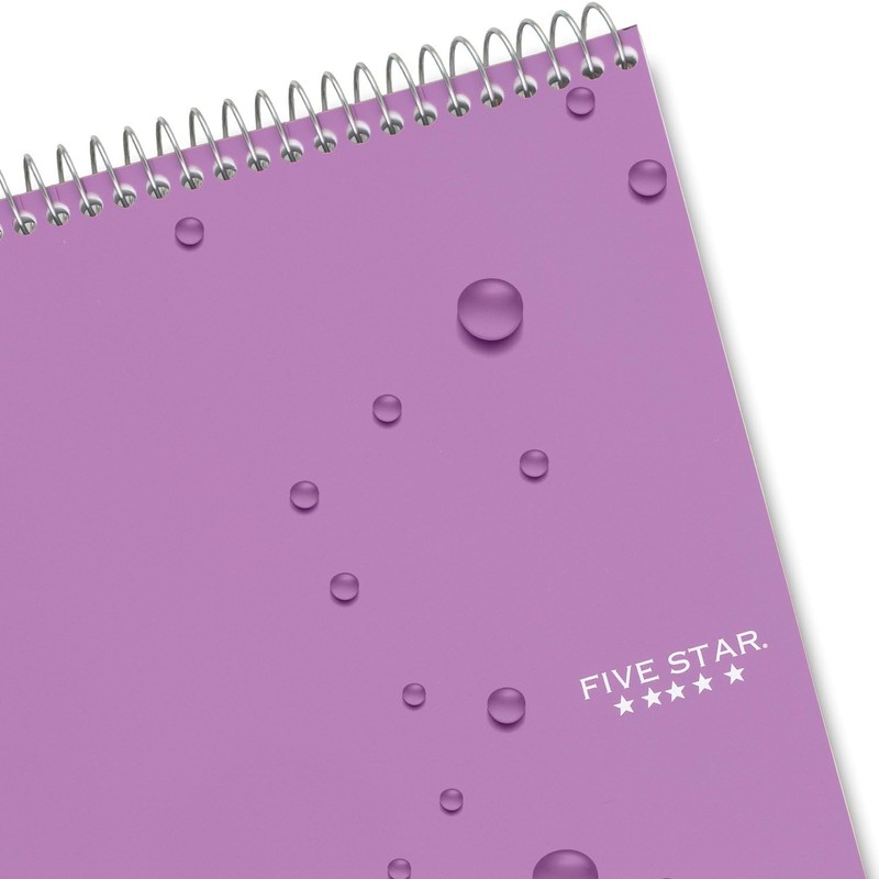Five Star Top Spiral Notebook + Study App, 1 Subject,