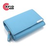ekavale Women's Leather Wallet with RFID Protection 25 Compartments Women's