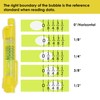 DOWELL 6-Pack 3” Hanging Bubble Line Level with Scale Mini