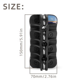 Flylin Handheld Pipe Straightener, Brake Line Straightener Pipe Straightener for Steel/Aluminium/Copper Pipe Brake Lines Roll Goods, Handy Pipe Straightener Hoses Coiled for Brake and Power (3/8 Inch)