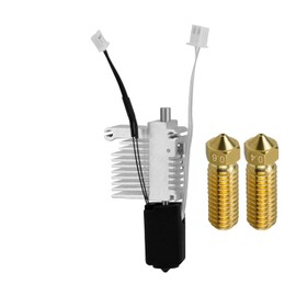 Ceramic Upgrade Kobra 3 Hotend Hot End Assembled Extruder Printhead Kit Ceramic Hotend Upgrade for Kobra 3 Combo Hot End +2pcs Brass Kobra nozzles Kit