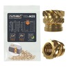 ruthex Short M3S Threaded Insert, Pack of 100 RX-M3Sx4.0 Threaded