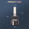SHENKENUO 4x H7 LED Headlight Bulb Kit High Low Beam