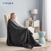 YnM Weighted Blanket, Cooling Bamboo & Cozy Velvet, Smallest Compartments