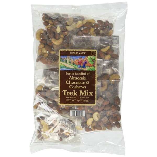 Trader Joe's Just a Handful of Simply Almonds, Cashews & Chocolate Trek Mix