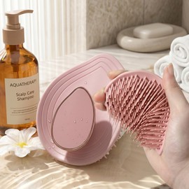 프리모라 두피브러쉬 샴푸빗 두피케어 두상에착 촘촘브러쉬 Primora Scalp Brush Shampoo Comb for Scalp Care with Dense Bristles