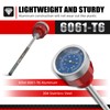 NICECNC Red Oil Level Gauge Dipstick Temperature Compatible with Honda