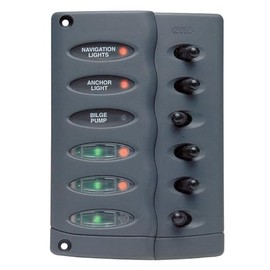 BEP CSP6 CSP6-F Water Proof Panel - 6 way w/ Fuse Holder