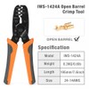iCrimp 1424A Open Barrel Terminal Crimper Tool 0.2-2 mm² for