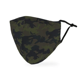 Weddingstar 3-Ply Adult Washable Cloth Face Mask Reusable and Adjustable with Filter Pocket - Camo