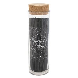 Skeem Fireplace Astronomy Match Bottle - Astronomy Decorative Matches in Large Apothecary Jar - Includes 120 8 Inches Black Safety Matches