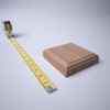 4 1/2"W x 4 1/2"H x 1 1/8"P Americraft Solid