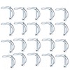 Folding Cotter Pins,20 PCS Shaft Locking Pin D Shape, D