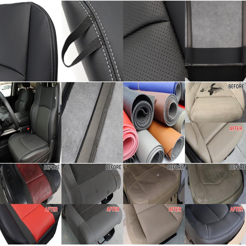 Prefer Warehous Leather Seat Cover, Compatible with 2014-2019 Chevy Silverado