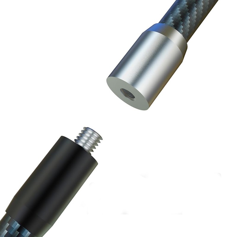 CS PRIORITY 12cm/22cm/32cm Carbon Fiber Extended Invisible Selfie Stick for