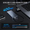 SANZANG USB 4/Thunderbolt 4 M.2 NVMe SSD Aluminum External Case