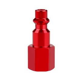 WYNNsky Color Fittings, 1/4''FNPT Air Plug, I/M Type-Red, 10 Pieces Air Compressor Accessories Fittngs