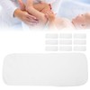 10Pcs Washable Baby Diapers Reusable Quick Absorbent 2‑Layer Superfine Fiber
