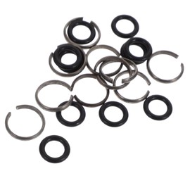 SEWACC 10 Sets Impact Retaining Ring Clip Kit for Electric Wrenches Durable Retainer Rings with Drive Cordless Tools High Strength Wear Resistant Replacement