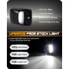RUXIFEY Luces LED para placa de matrícula con enchufe compatible