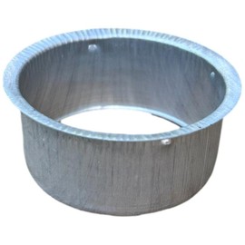 K-TEC (2 Pack) 2 3/4 inch Aluminum Rain Gutter Round Downspout Drain Outlet For 3 Inch round or 3x4 Downspouts