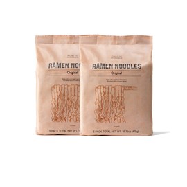 Public Goods Ramen Noodles | Brothless Vegan & Vegetarian Instant Ramen | Healthy, High Protein Asian Noodle | Preservative Free | No Added MSG | Original (10 Pack)