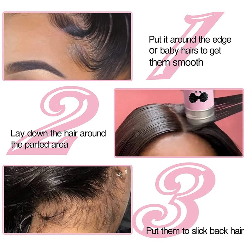 Wax Stick For Hair, Pomade Long-lasting Wax, Smoothing & Slick