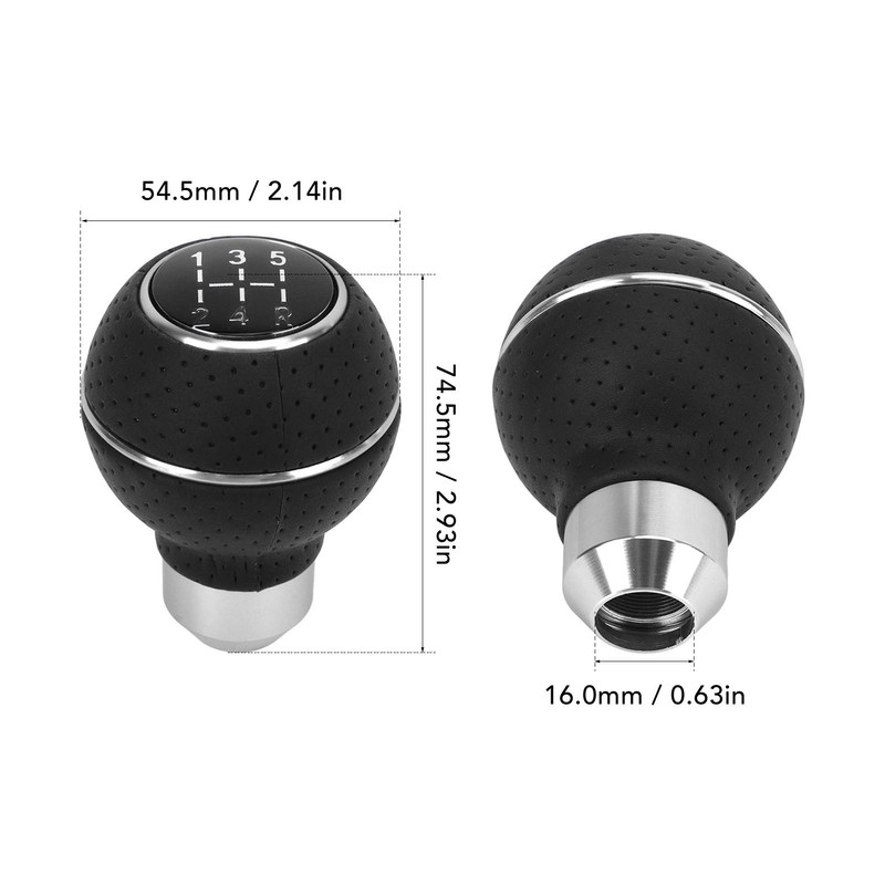 Shift Knob 5 Speed M8 M10 M11 M12 Universal Aluminum