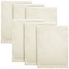 SmoothNovelty 6 Pcs Boho Bathroom Hand Towels Set Beige Waffle