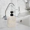 Asashizen Classic Terrazzo Retro Resin Soap Dispenser Bathroom, Easy to