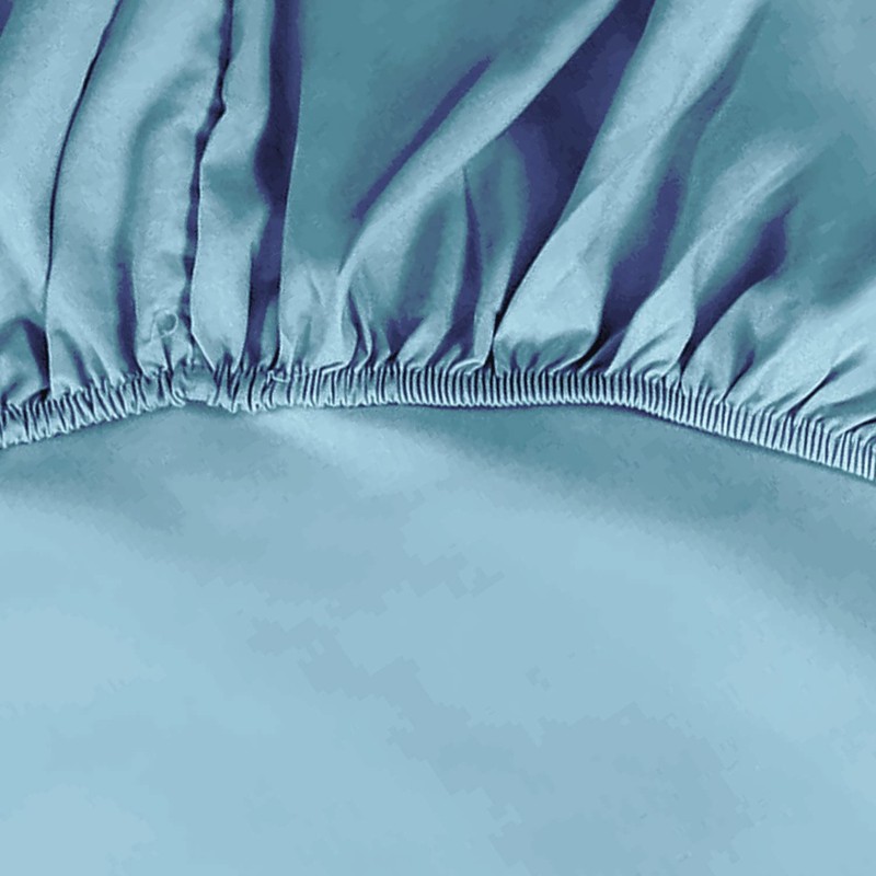 KLULK Fitted Sheet with Elasticated Corners, Double and Half Sky,