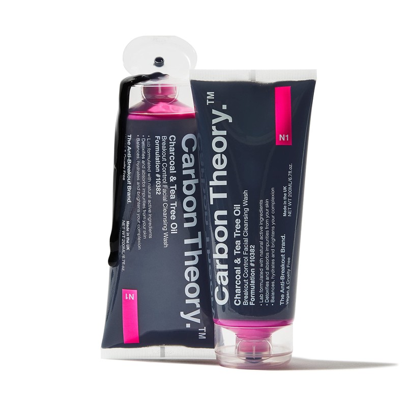 Carbon Theory Charocal and Tea Tree Oil Breakout Control Gesichtsreinigung
