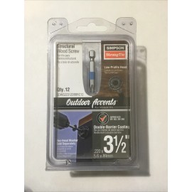 Simpson Strong-Tie  3-1/2" x .220" Outdoor Accents Structural Black