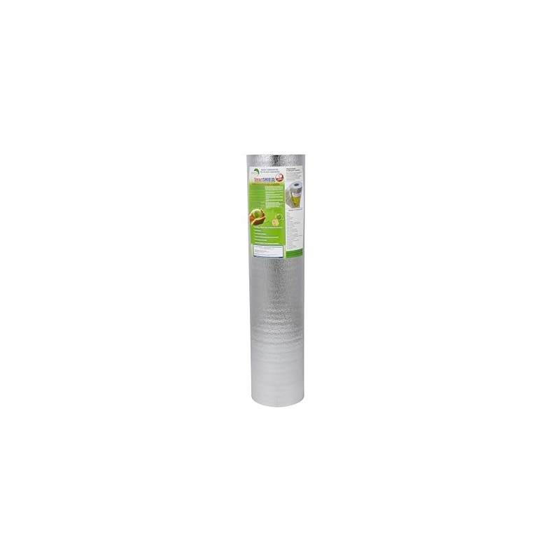INSULATION MARKETPLACE SmartSHIELD -3mm 48inx10ft ReflectiveINSULATION roll, Foam Core Radiant