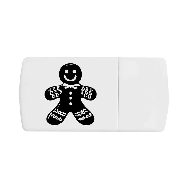'Christmas Gingerbread Man' Pill Box with Tablet Splitter (PI00033799)