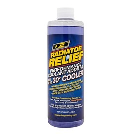 Design Engineering Radiator Relief Coolant Additive Engine Coolant for Cars, Trucks, RVs, Motorcycles & More Radiator Coolant Reduces Engine Temps Up to 30°F 16 oz.