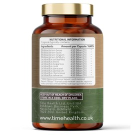 Bio Cultures Complex – 55 Billion CFU – Advanced 12 Strain Probiotic Formula - Digestion, Immunity & Cognitive Support – Vegan Probiotics – UK Made