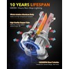 OXILAM 9012/HIR2 Fog Light Bulbs, 6500K Cool White, 6X Brighter