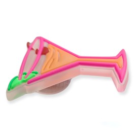 GDJEWLS Martini Cocktail Shoe Charms for Shoes, Wristbands and Bags Decoration | Non-Breakable, Non-Toxic PVC Shoes Charms | Fun Gift for Kids, Boys, Girls and Adults