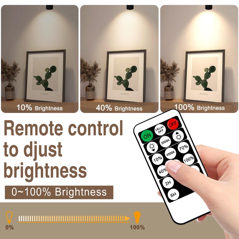 FZWLE 1 Pack Dimmable Spot Lights Indoor, Uplighting Indoor Spotlight