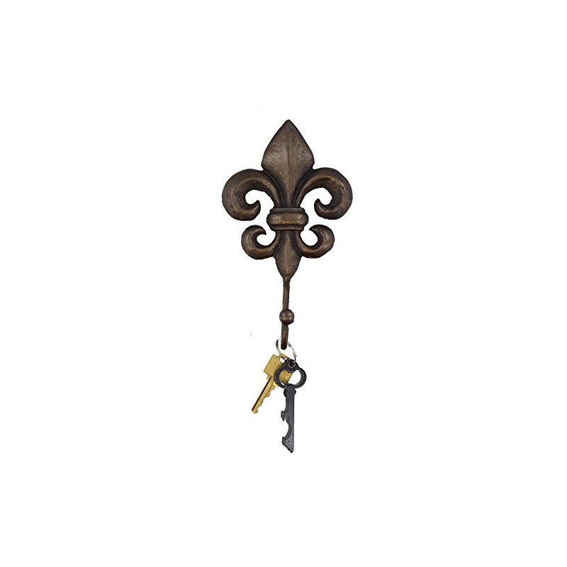 SPI Home Cast Iron Fleur De Lis Wall Hook