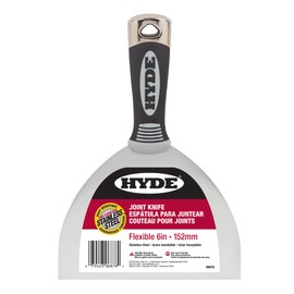 Hyde Tools 06878 Joint Knife,Flexible, 6", Black