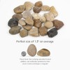 PureCove Smooth Polished Stones 1-2 Inch, 5lbs - Decorative Natural