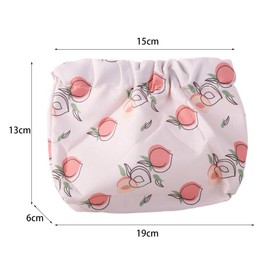 Kopida 4pcs Colorful Flower Print Mini Makeup Bag for Purse, Waterproof Travel Pouch for Lipstick Headphones, multi