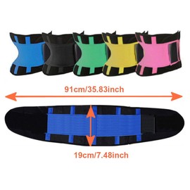 Slimming Belt, Fitness Belt, Adjustable, 5 Colours Waist Trimmer Belt, Fitness Belt, M/L/XL/XXL/3XL Slimming Waist Trainer, Waist Shaper, Abdominal Belt for Men and Women
