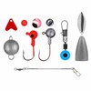 257PCS Fishing Lure Set Metal ABS Corrosion Resistance Anti Winding